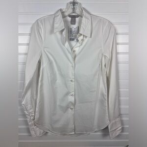 H&M White Button-Up Shirt